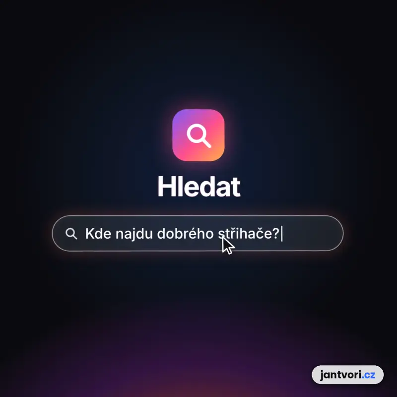 Animované promo Jan Tvoří — motion grafika o hledání střihače videa