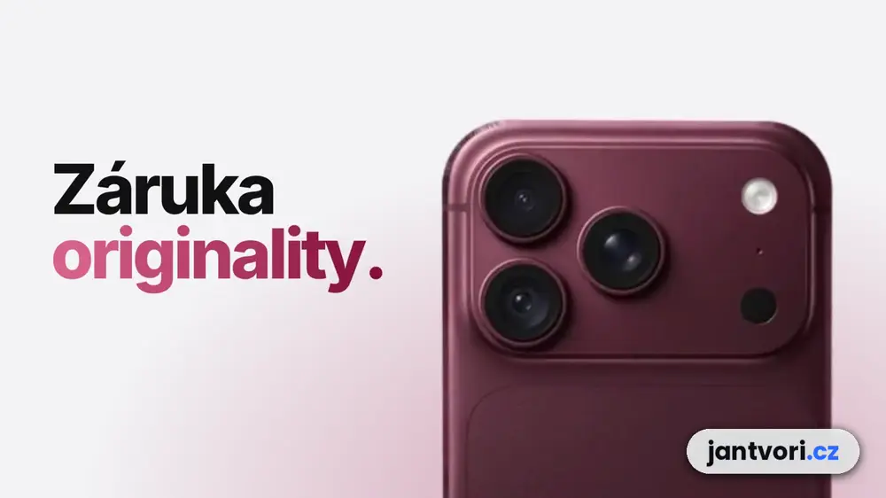 Motion grafika pro e-shop s repasovanými iPhony — produktová animace se zárukou originality